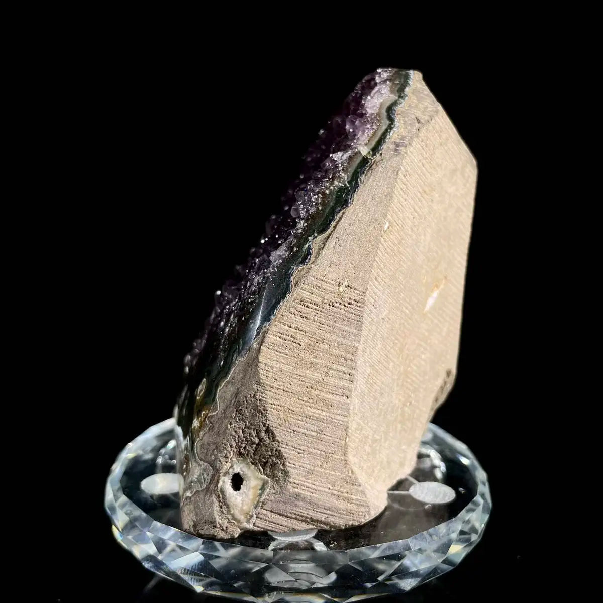 Museum Grade Natural Brazilian Rainbow Quartz Crystal Cluster with Polished Base | 300g |9*6*5 cm | Collector Mineral Specimen | Brazil