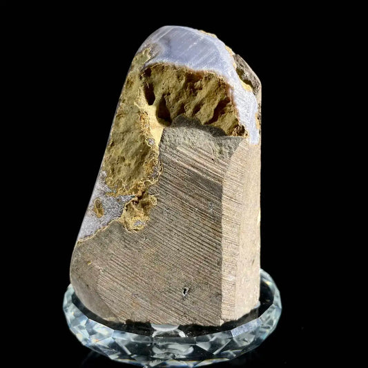 Museum Grade Natural Brazilian Rainbow Quartz Crystal Cluster with Polished Base |390g | 8.5*6.5*5.5cm | Collector Mineral Specimen | Brazil