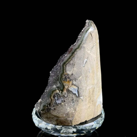 Museum Grade Natural Brazilian Rainbow Quartz Crystal Cluster with Polished Base | 350g | 9× 6.5 × 5.5 cm | Collector Mineral Specimen | Brazil