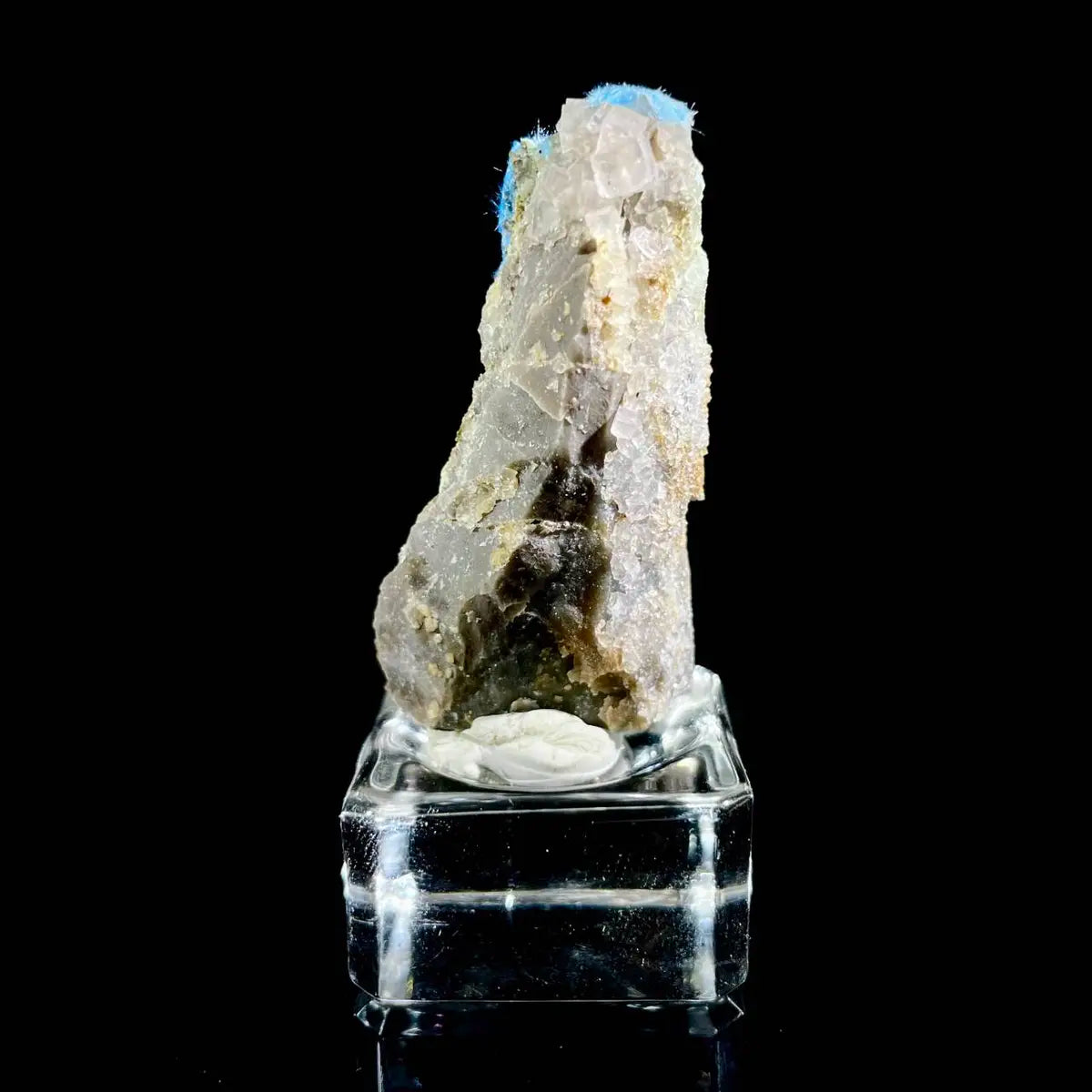 Natural Cyanotrichite Mineral Specimen | 20 g | 5*2*1 cm | Cyanotrichite Minerals | Morocco/DRC
