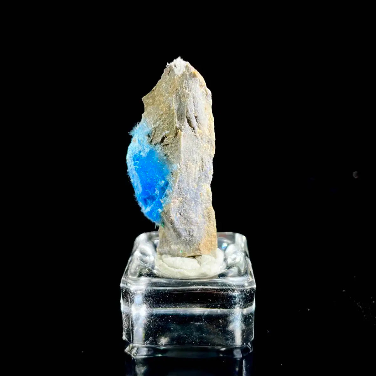 Natural Cyanotrichite Mineral Specimen | 10 g | 5*1*1 cm | Cyanotrichite Minerals | Morocco/DRC