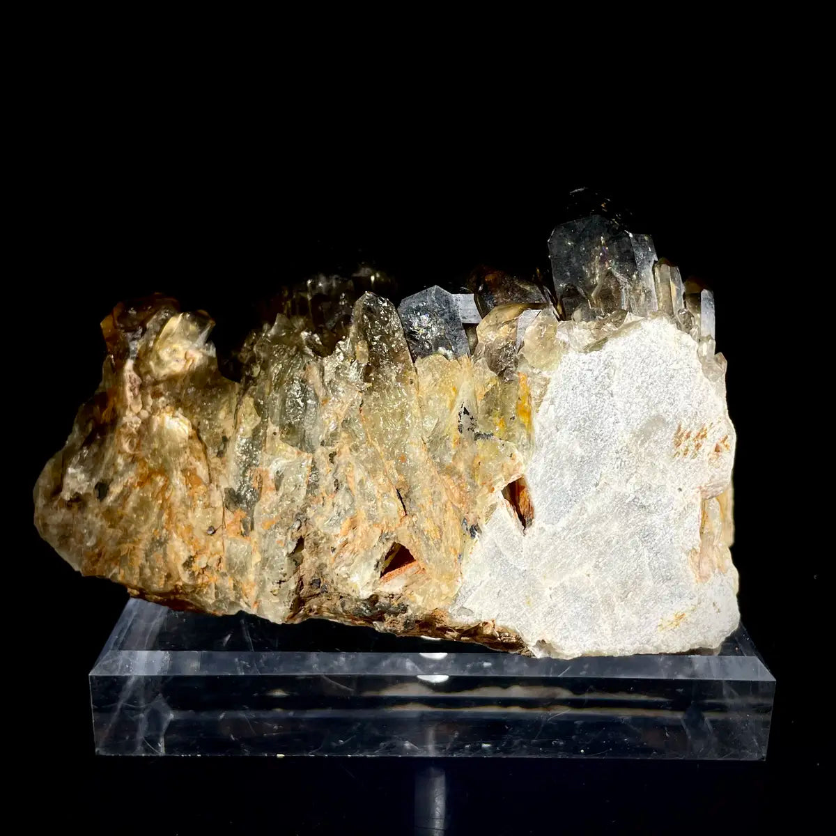 Natural Morion/Smoky Quartz Crystal Specimen | 2290 g | 16.5*15*10 cm | Quartz Minerals | Madagascar