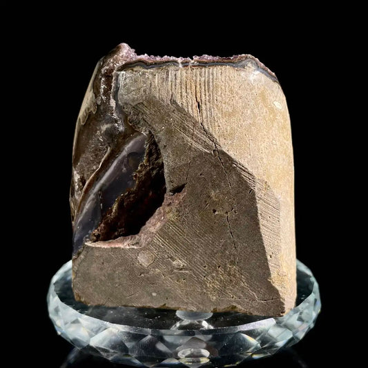 Museum Grade Natural Brazilian Rainbow Quartz Crystal Cluster with Polished Base |430g | 8*7*5.5 cm | Collector Mineral Specimen | Brazil