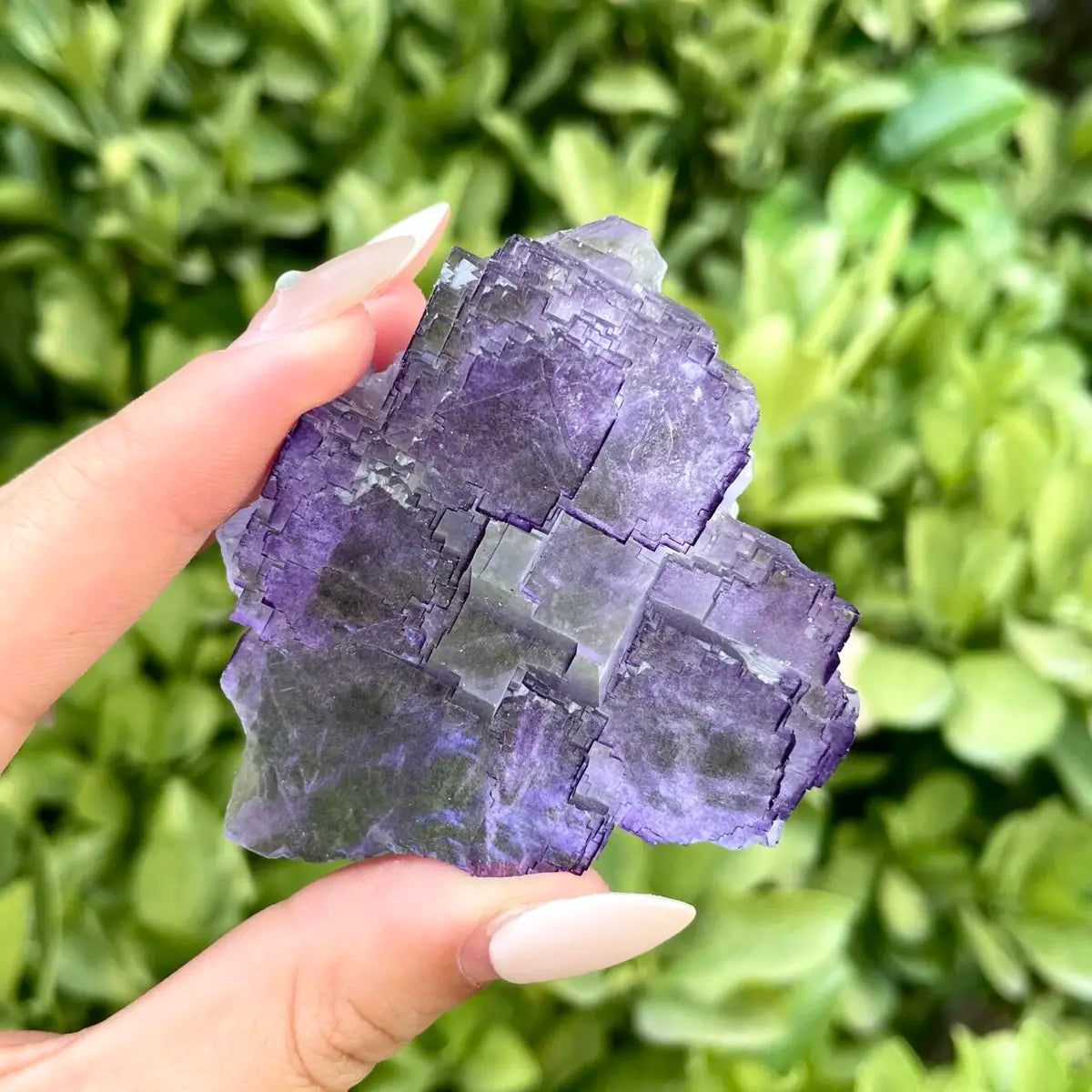Xinjiang Matrix Fluorite Specimen | Xinjiang, China | 100g |  5.5*6.5*2.5cm | Fluorite on Matrix | Collector Mineral Sample