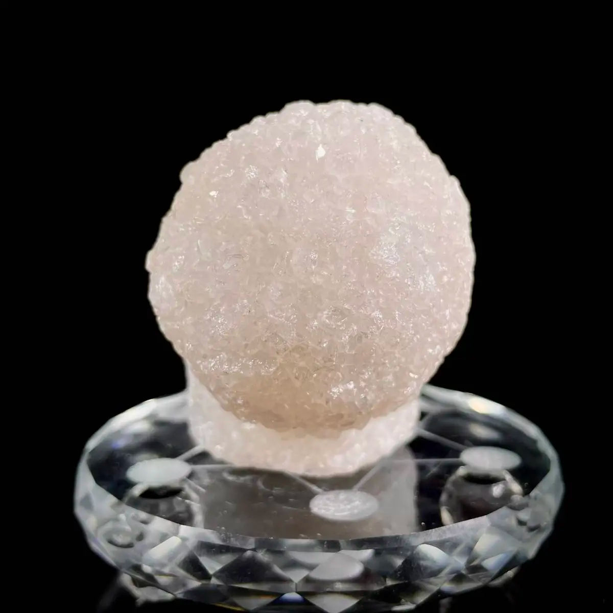 Natural Indian Apophyllite Crystal Cluster | India  | 320g | 7 × 7× 5.5cm | Quartz & Carbonate Mineral Specimen | Uruguay