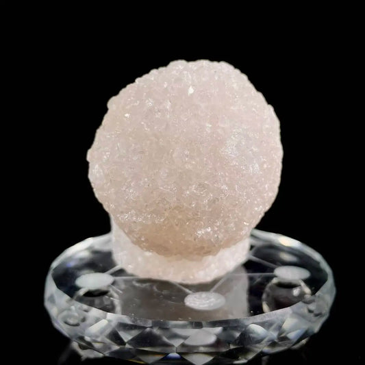Natural Indian Apophyllite Crystal Cluster | India  | 320g | 7 × 7× 5.5cm | Quartz & Carbonate Mineral Specimen | Uruguay