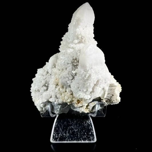 A466-Natural Inner Mongolia Candle Quartz Crystal Cluster on Matrix | Rare Quartz Mineral Specimen | Mineral Collection | 300 g | 9*10*5.5 cm