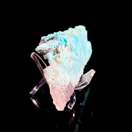 Natural Cyanotrichite Mineral Specimen | 40 g | 9*3*1 cm | Cyanotrichite Minerals | Morocco/DRC