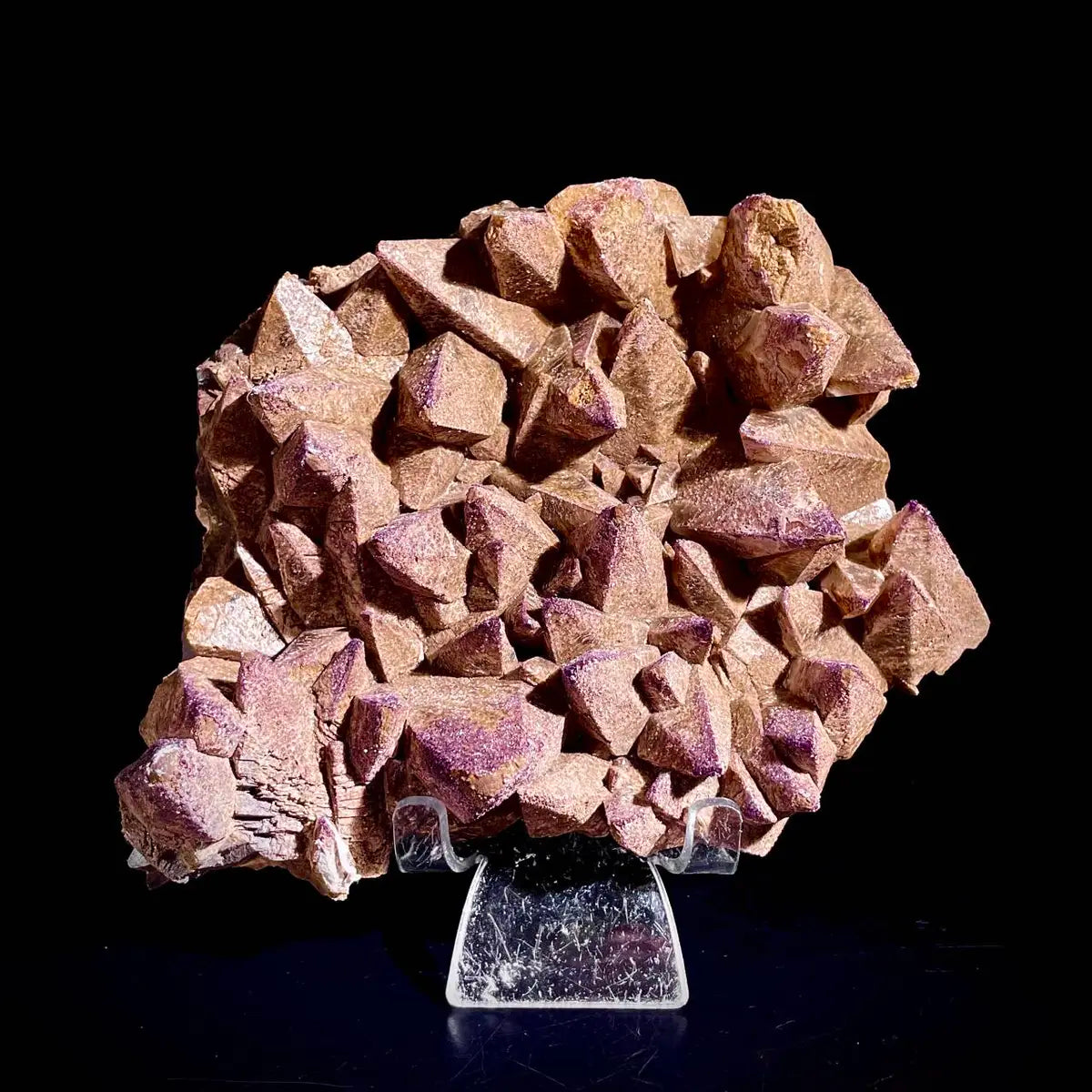 Natural Dogtooth Calcite Crystal Cluster on Matrix | Rare Carbonate Mineral Specimen | Mineral Collection | 850 g | 16*12*4 cm