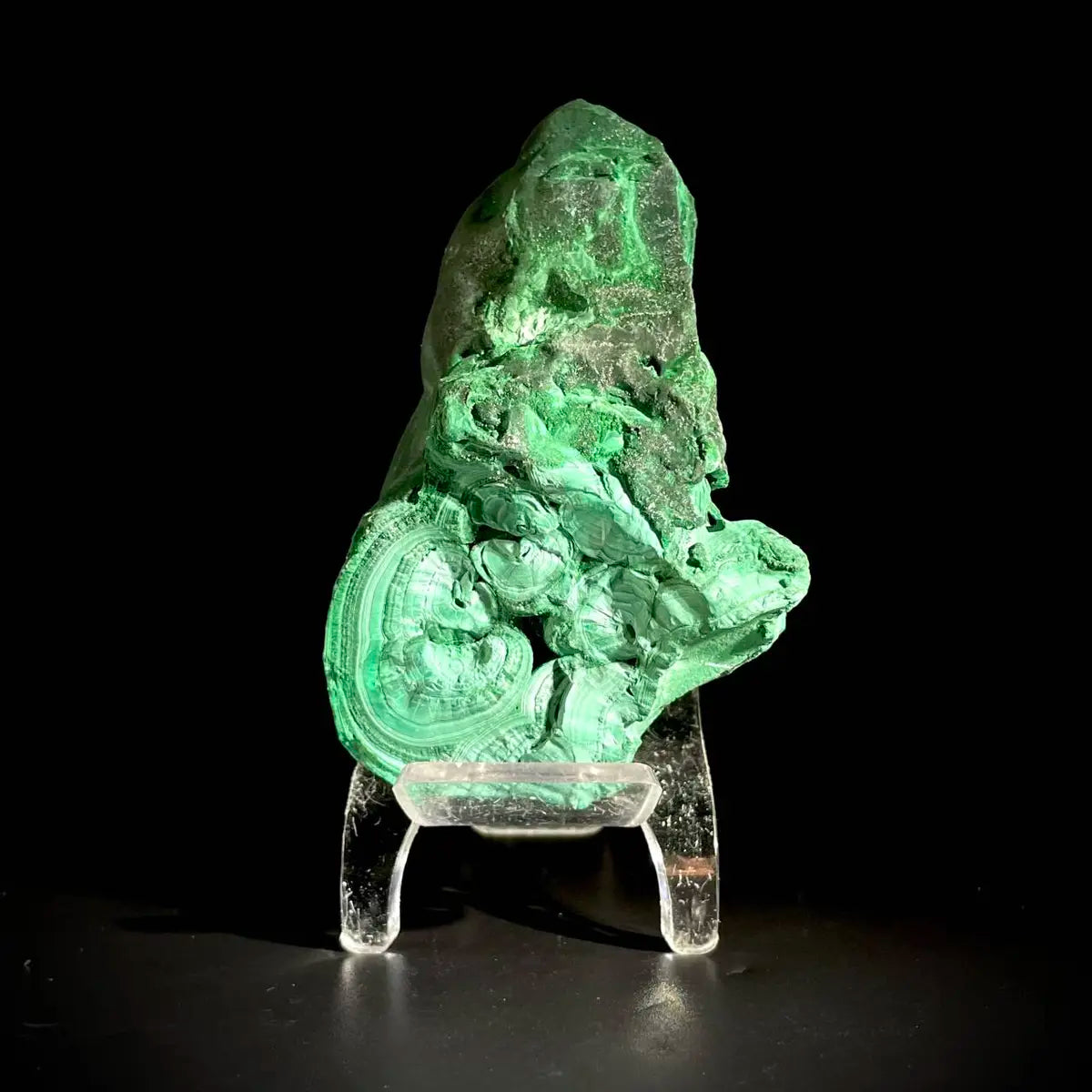 Natural Stalactitic Malachite Specimen | Katanga, DR Congo | 310 g | 8.5*5*4.5 cm