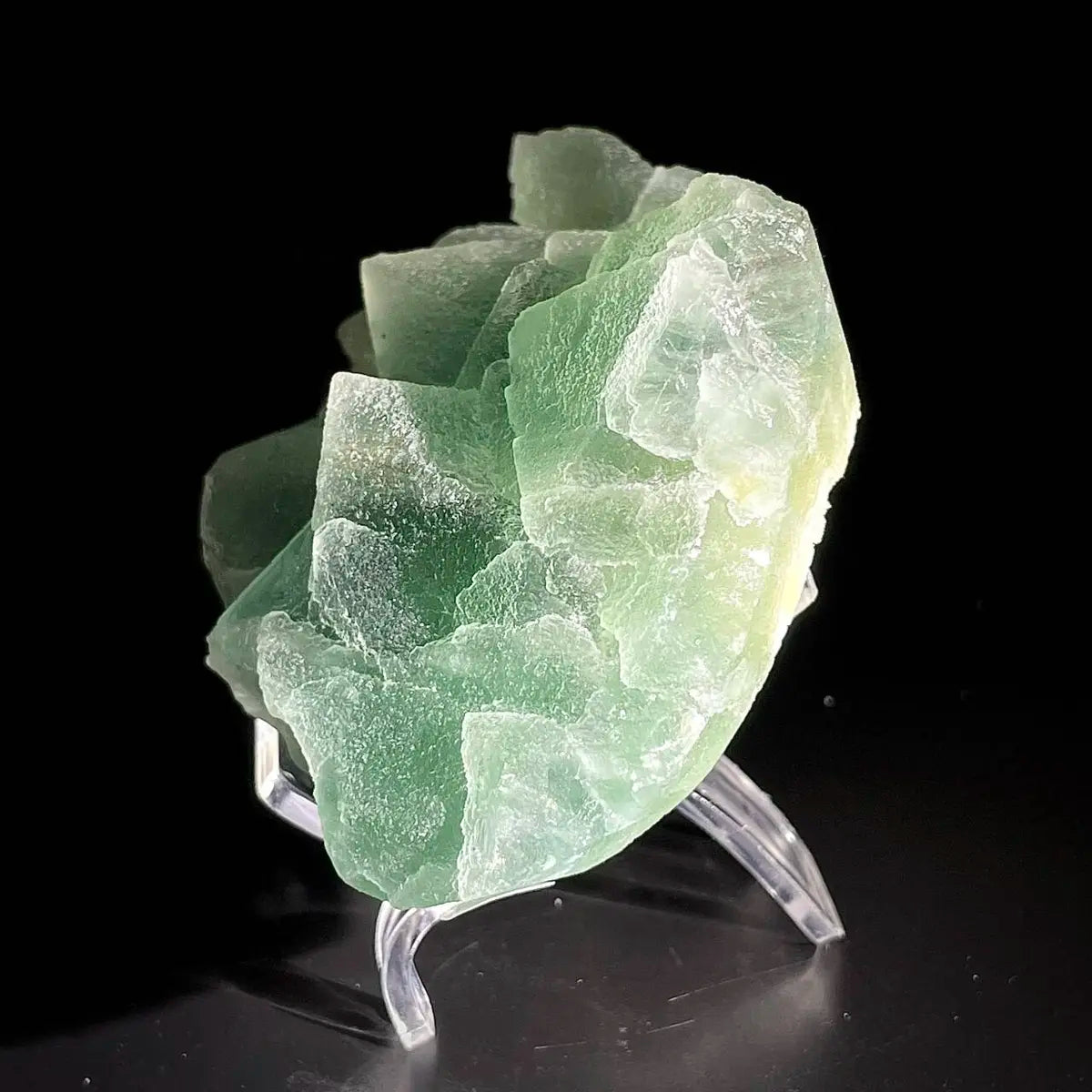 Natural Green Fluorite Crystal Specimen | Hunan, China |410g | 11*7.5*4cm