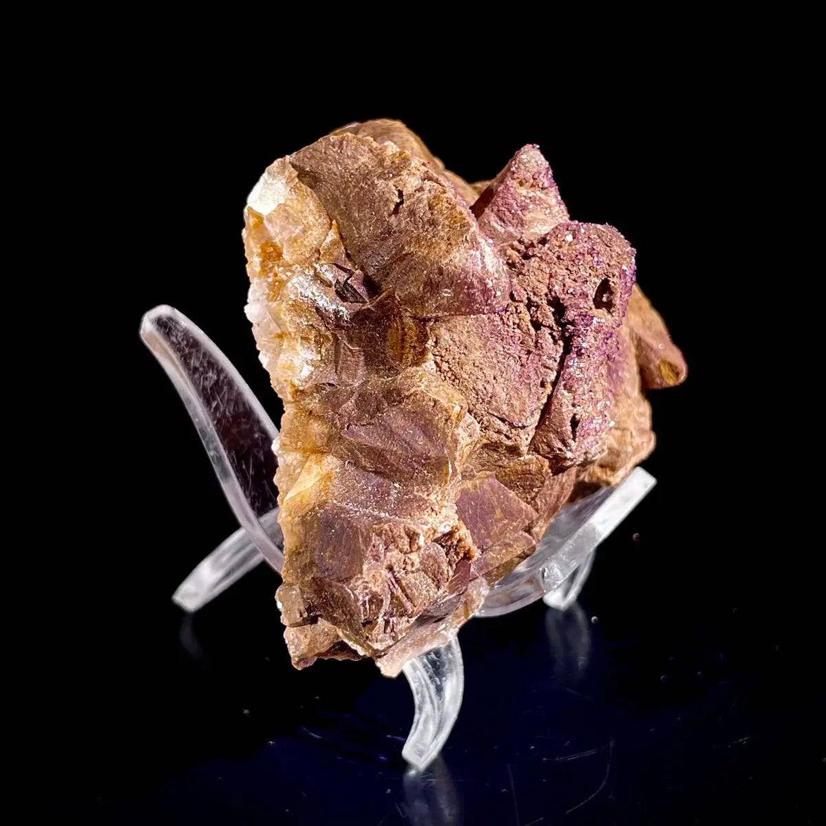 Natural Dogtooth Calcite Crystal Cluster on Matrix | Rare Carbonate Mineral Specimen | Mineral Collection | 140 g | 8*5.5*3.5 cm