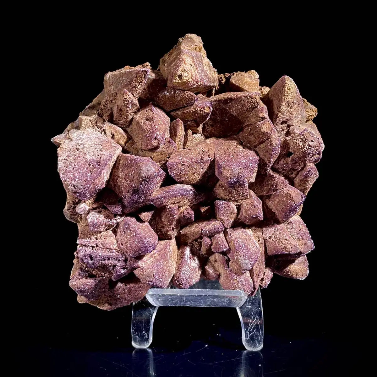 Natural Dogtooth Calcite Crystal Cluster on Matrix | Rare Carbonate Mineral Specimen | Mineral Collection | 700 g | 11*12*4.5 cm