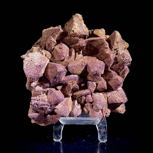 A481-Natural Dogtooth Calcite Crystal Cluster on Matrix | Rare Carbonate Mineral Specimen | Mineral Collection | 700 g | 11*12*4.5 cm