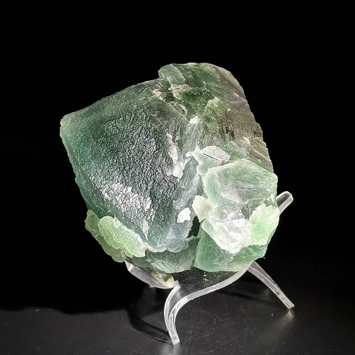 Natural Green Fluorite Crystal Specimen | Hunan, China | 990g | 11*8.5*7.5cm