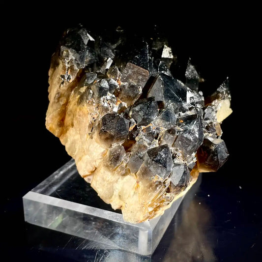 Natural Black Quartz Crystal Specimen | 2230 g | 15.5*15*8 cm | Quartz Minerals | Brazil/Madagascar