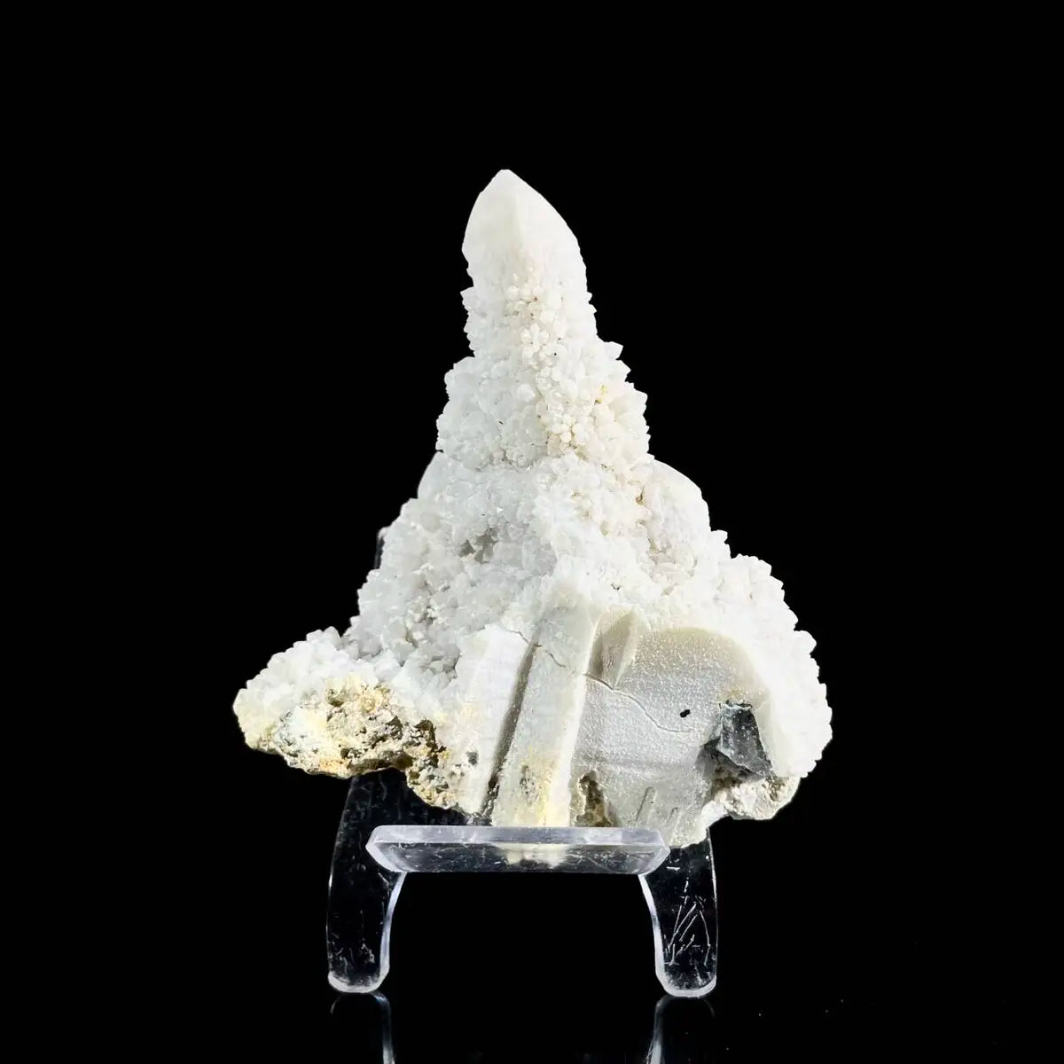 Natural Inner Mongolia Candle Quartz Crystal Cluster on Matrix | Rare Quartz Mineral Specimen | Mineral Collection | 300 g | 9*10*5.5 cm