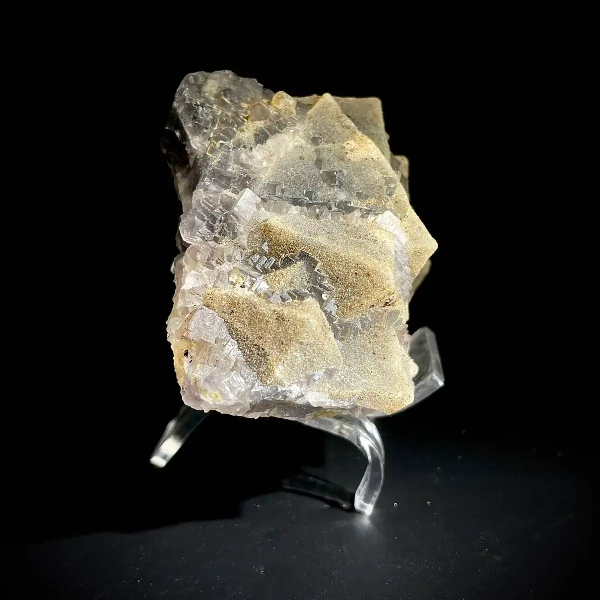 Natural  Octahedral Sugar Fluorite | Zhejiang, China | 290g |10.5*4*7cm