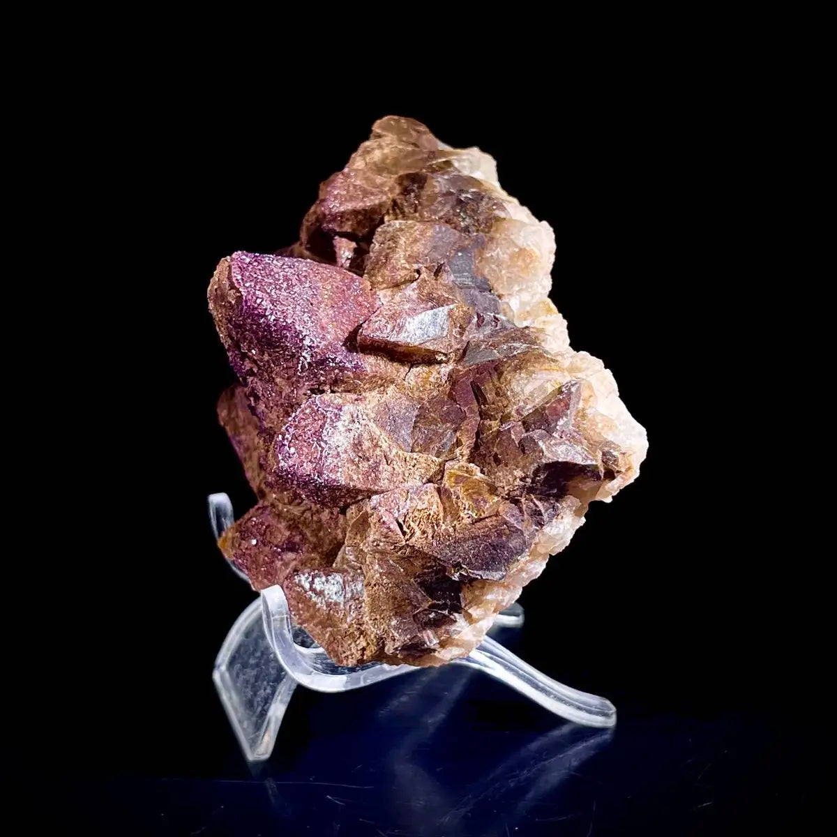 Natural Dogtooth Calcite Crystal Cluster on Matrix | Rare Carbonate Mineral Specimen | Mineral Collection | 260 g | 10*7*4.5 cm