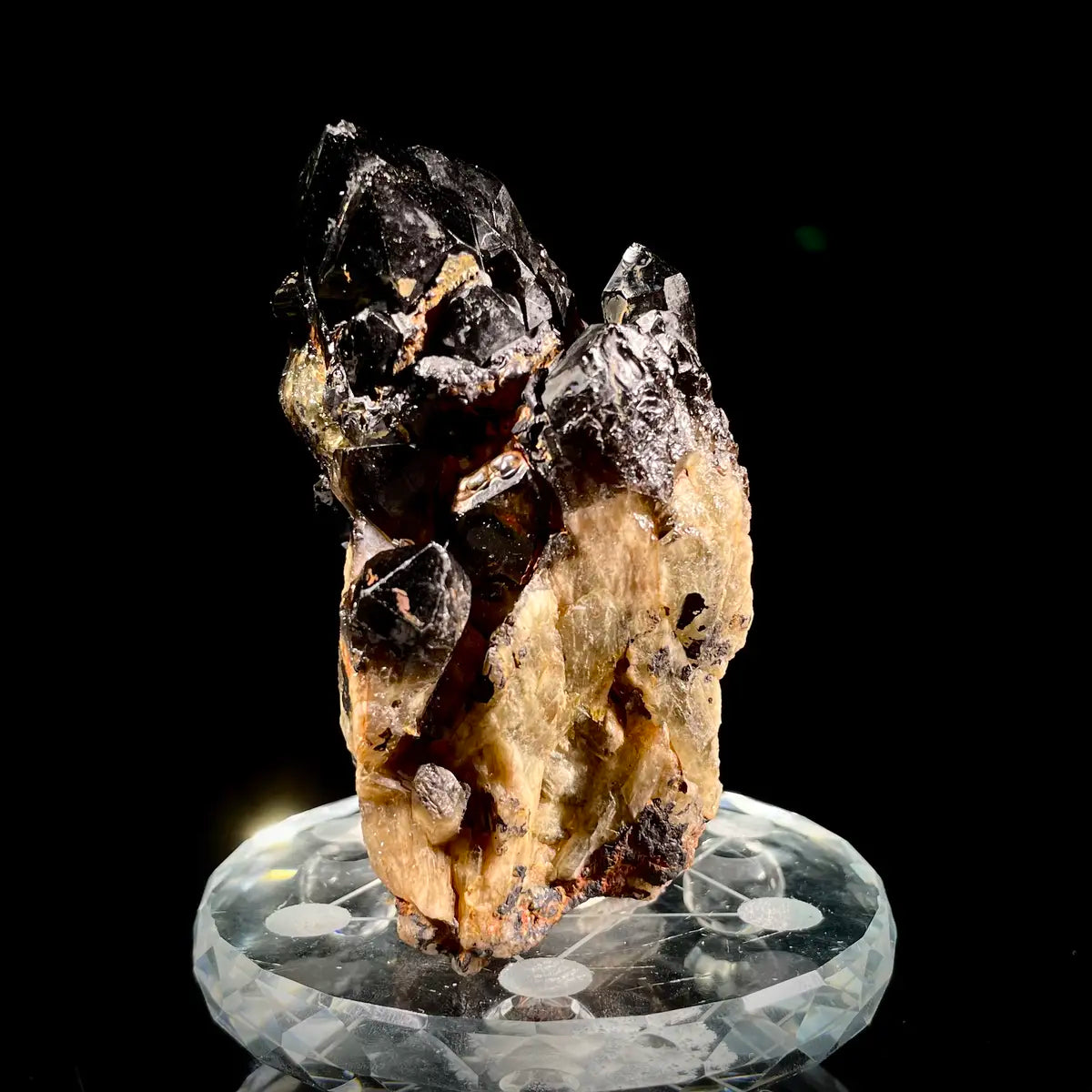 Natural Black Quartz Crystal Specimen | 460 g | 9*10*5 cm | Quartz Minerals | Brazil/Madagascar