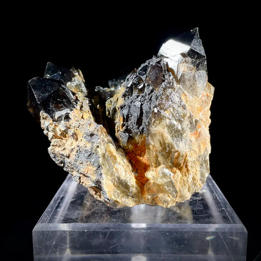 Natural Morion/Smoky Quartz Crystal Specimen | 790 g | 12*7.5*9 cm | Quartz Minerals | Madagascar