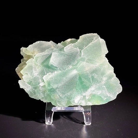 Natural Green Fluorite Crystal Specimen | Hunan, China |410g | 11*7.5*4cm