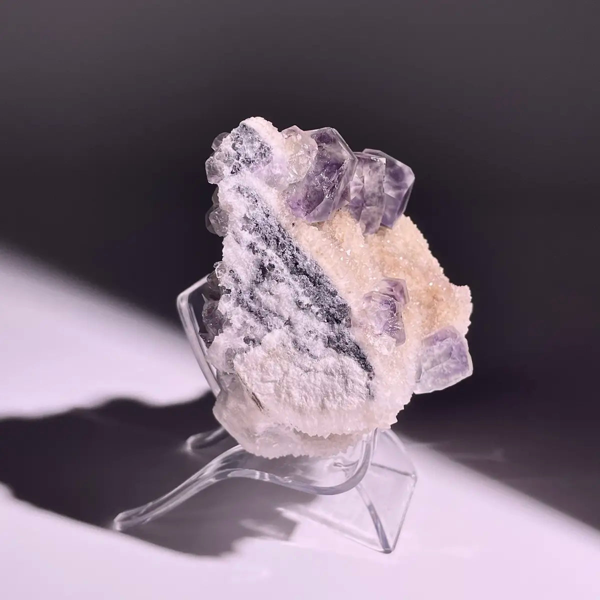 Tanzanite Fluorite from Fujian, China | Natural Mineral Specimen Display Piece | 290 g | 12.5*7*4 cm