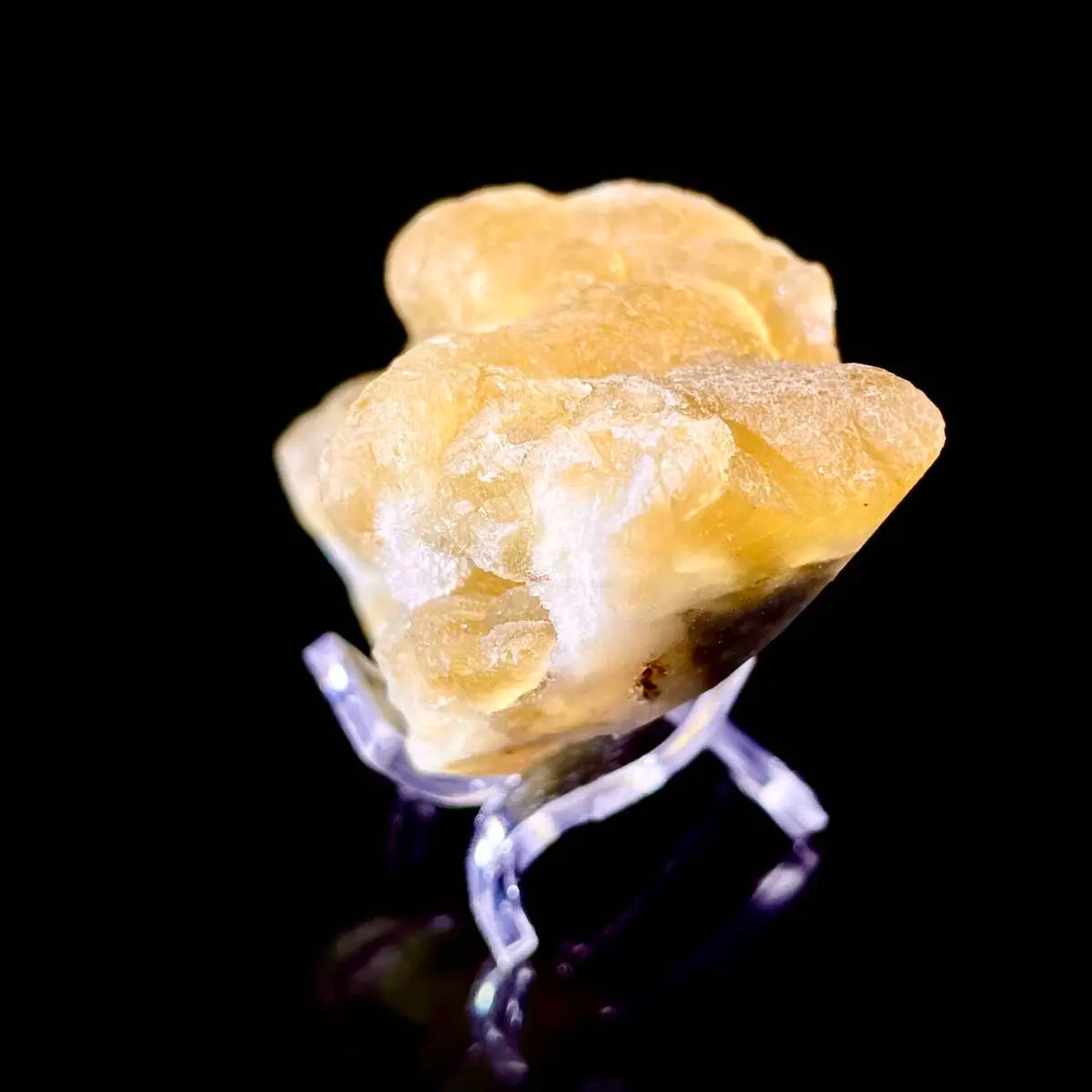 Henan Yellow Fluorite  | Natural Golden Fluorite Mineral Specimen | 96 g | 7.5*4.5*3.5 cm