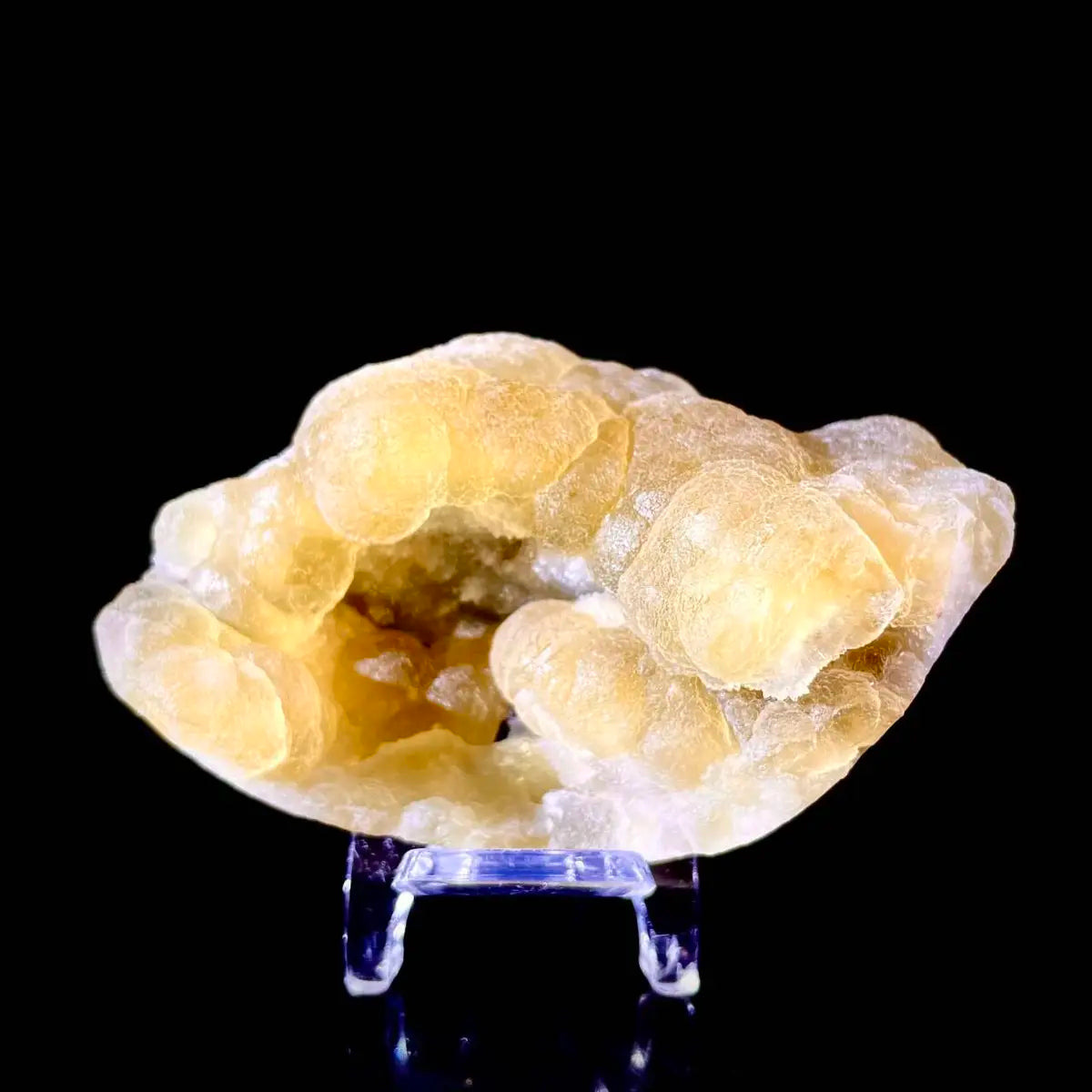 Henan Yellow Fluorite  | Natural Golden Fluorite Mineral Specimen | 96 g | 7.5*4.5*3.5 cm