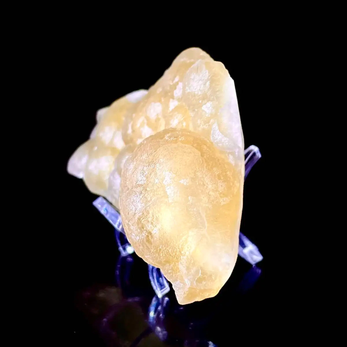 Henan Yellow Fluorite  | Natural Golden Fluorite Mineral Specimen | 120 g | 9*4.5*3 cm
