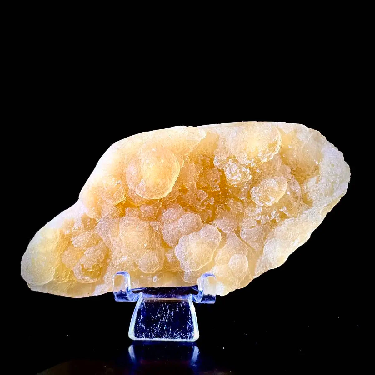 Henan Yellow Fluorite  | Natural Golden Fluorite Mineral Specimen | 140 g | 10*5.5*2 cm