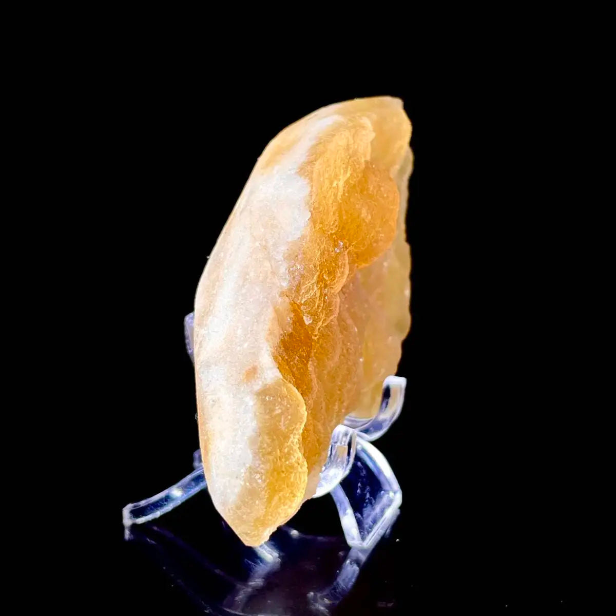 Henan Yellow Fluorite  | Natural Golden Fluorite Mineral Specimen | 140 g | 10*5.5*2 cm