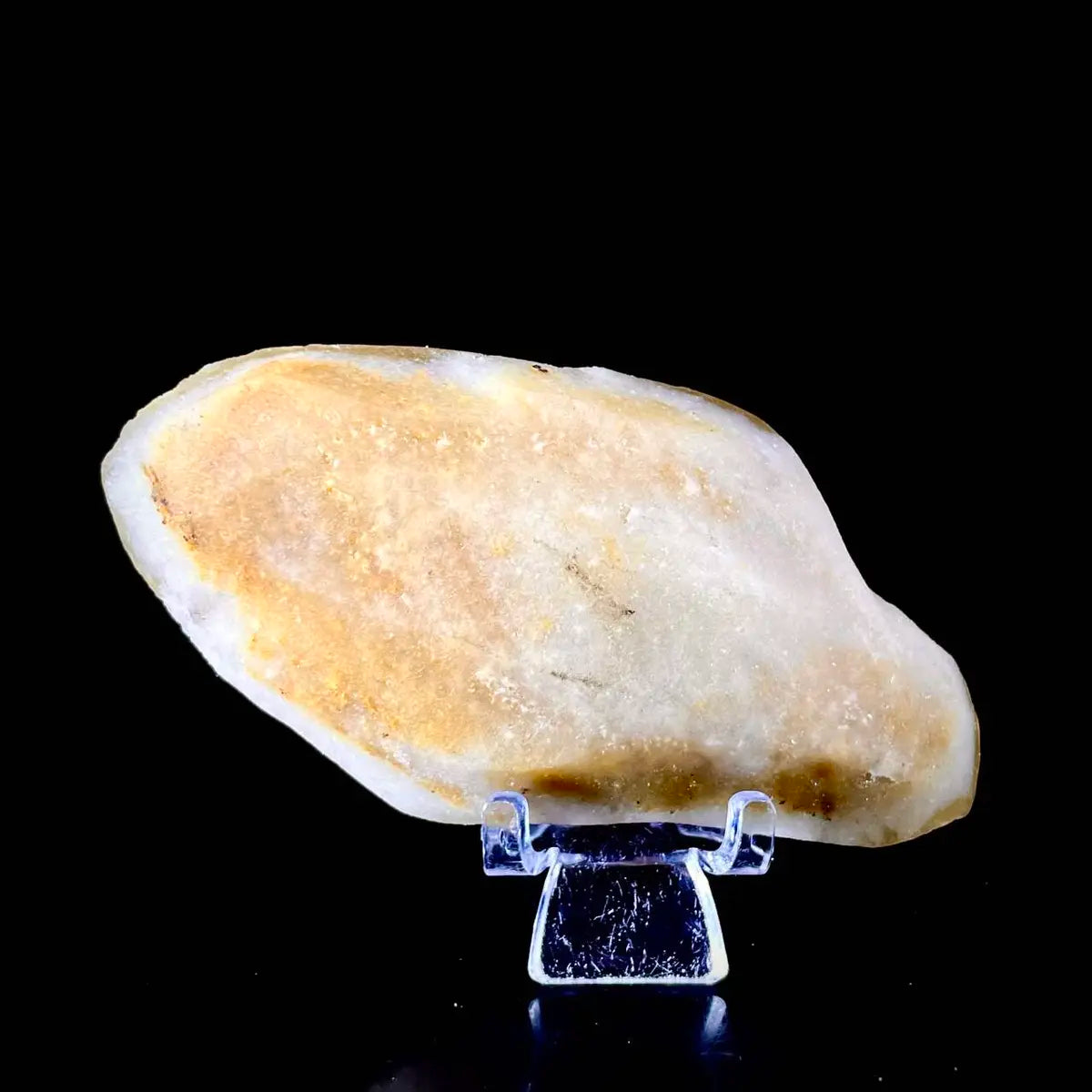 Henan Yellow Fluorite  | Natural Golden Fluorite Mineral Specimen | 140 g | 10*5.5*2 cm