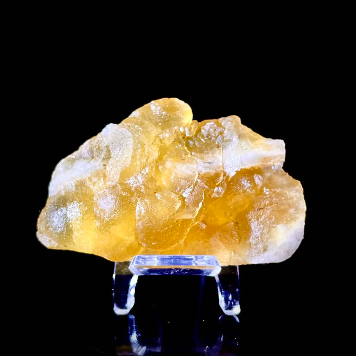 Henan Yellow Fluorite  | Natural Golden Fluorite Mineral Specimen | 63 g | 6*3.5*2 cm