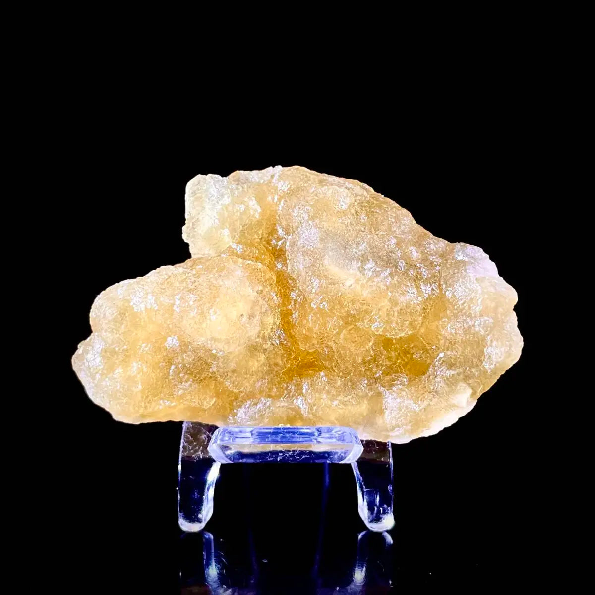 Henan Yellow Fluorite  | Natural Golden Fluorite Mineral Specimen | 66 g | 6*3.5*2 cm