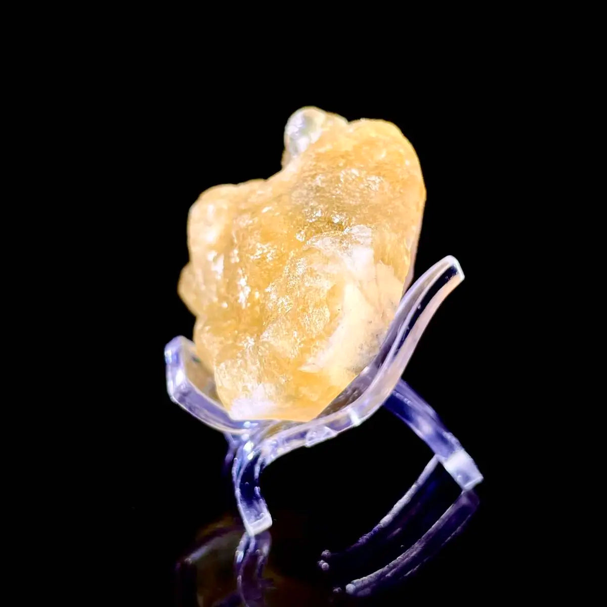 Henan Yellow Fluorite  | Natural Golden Fluorite Mineral Specimen | 66 g | 6*3.5*2 cm