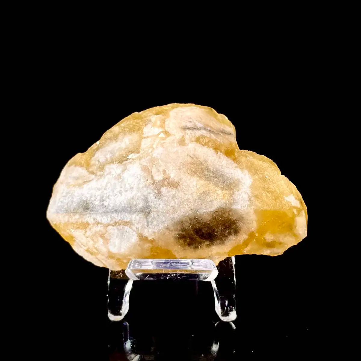Henan Yellow Fluorite  | Natural Golden Fluorite Mineral Specimen | 66 g | 6*3.5*2 cm