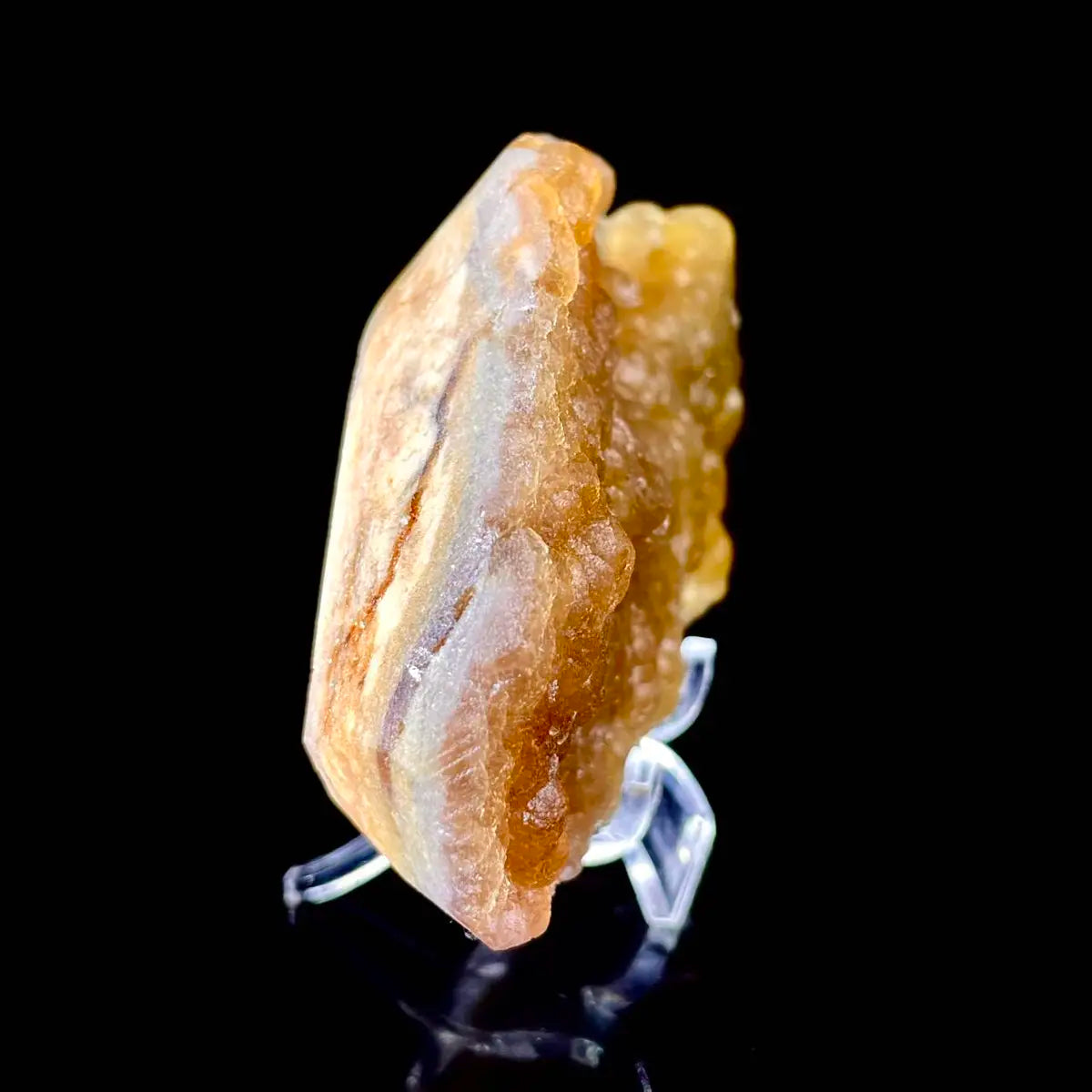 Henan Yellow Fluorite  | Natural Golden Fluorite Mineral Specimen | 189 g | 10*6*2 cm