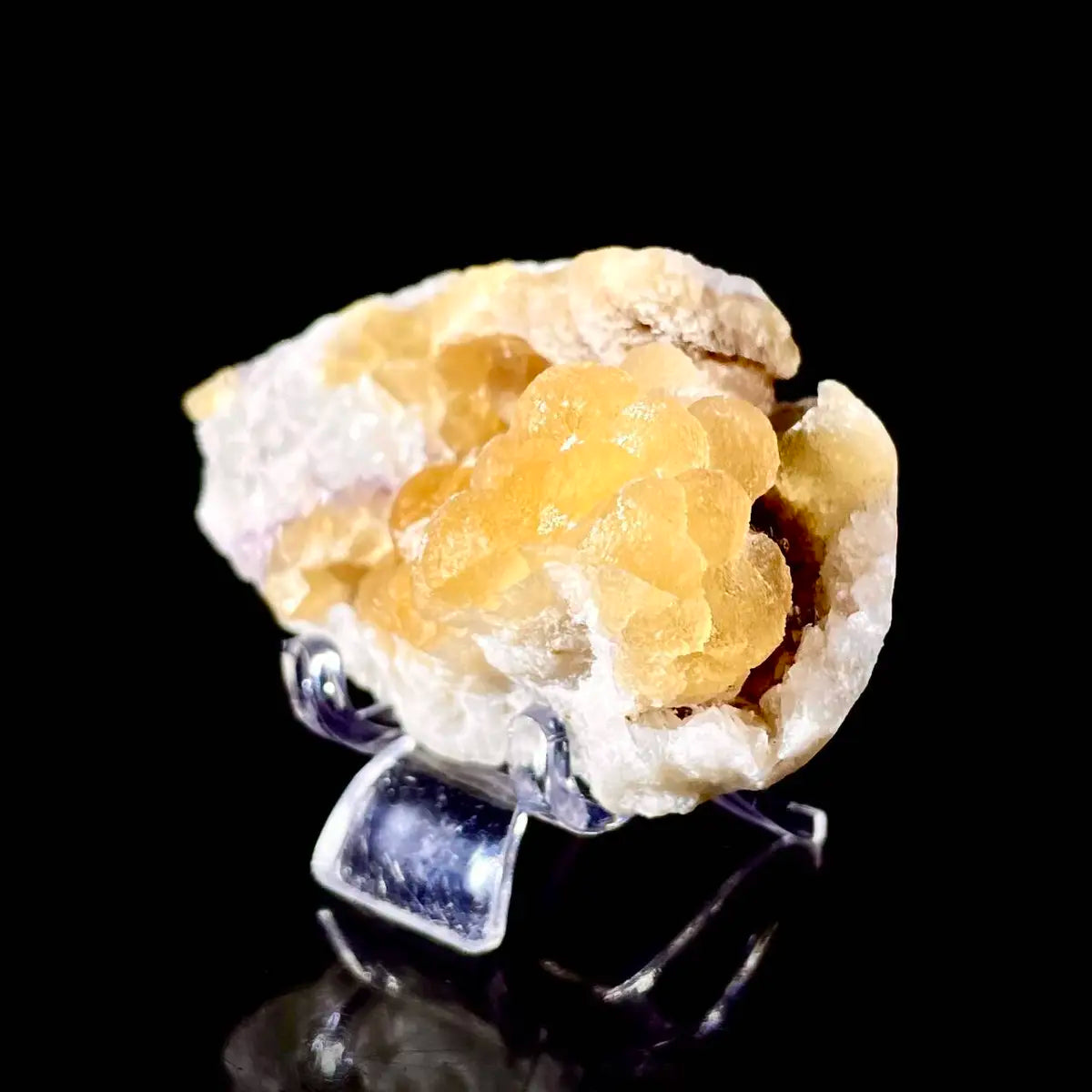 Henan Yellow Fluorite  | Natural Golden Fluorite Mineral Specimen | 85 g | 7.5*4.5*3 cm