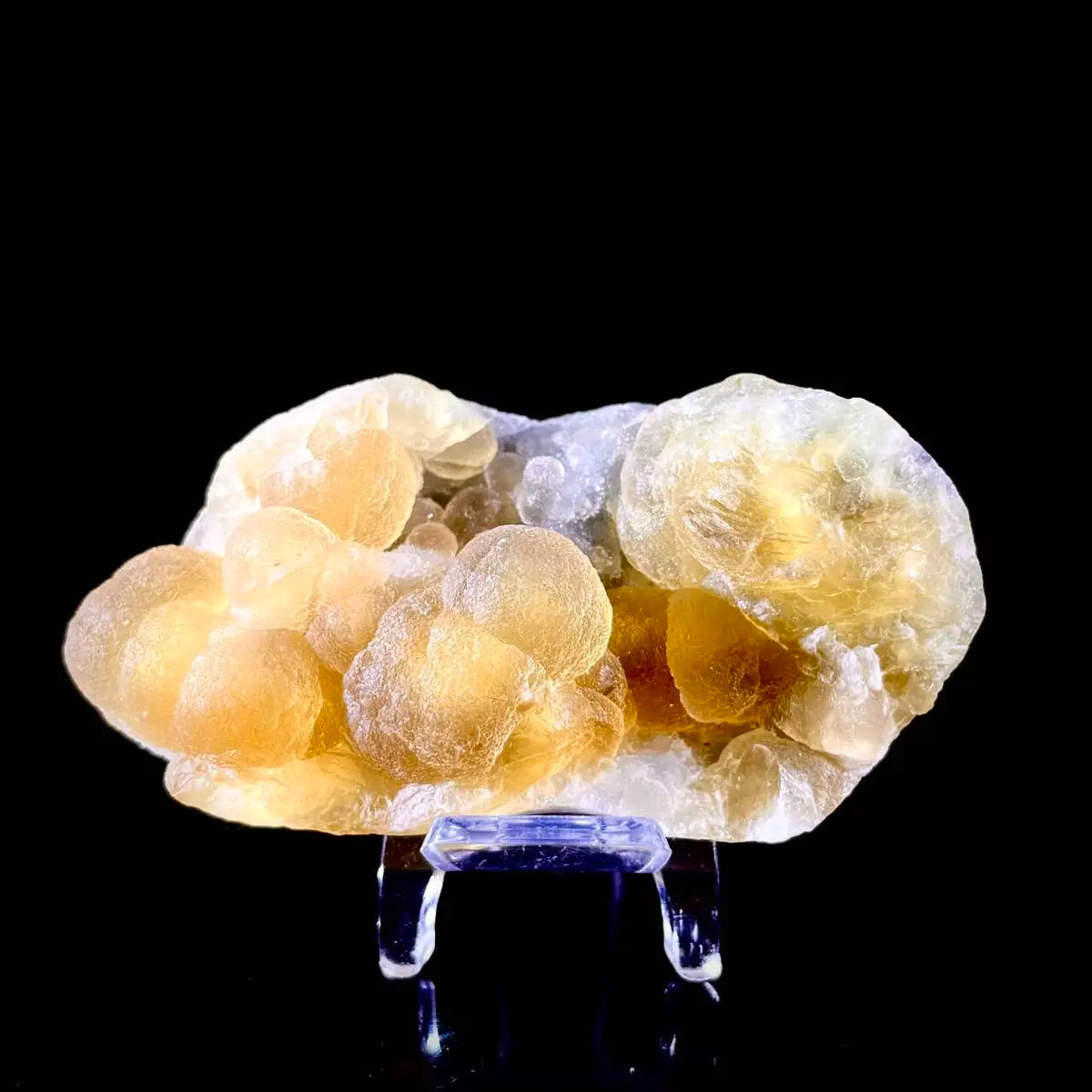 Henan Yellow Fluorite  | Natural Golden Fluorite Mineral Specimen | 100 g | 7.5*4*2.5 cm