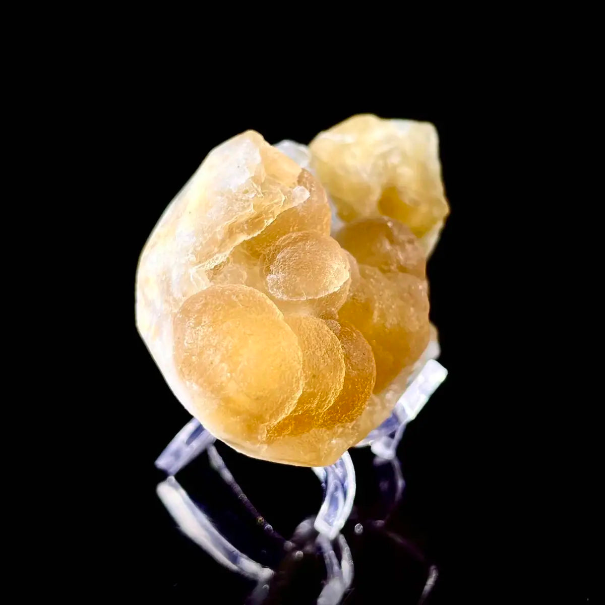 Henan Yellow Fluorite  | Natural Golden Fluorite Mineral Specimen | 100 g | 7.5*4*2.5 cm
