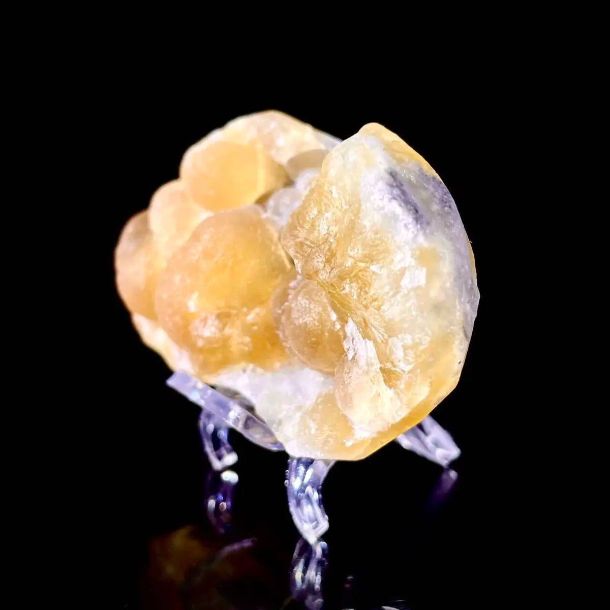 Henan Yellow Fluorite  | Natural Golden Fluorite Mineral Specimen | 100 g | 7.5*4*2.5 cm
