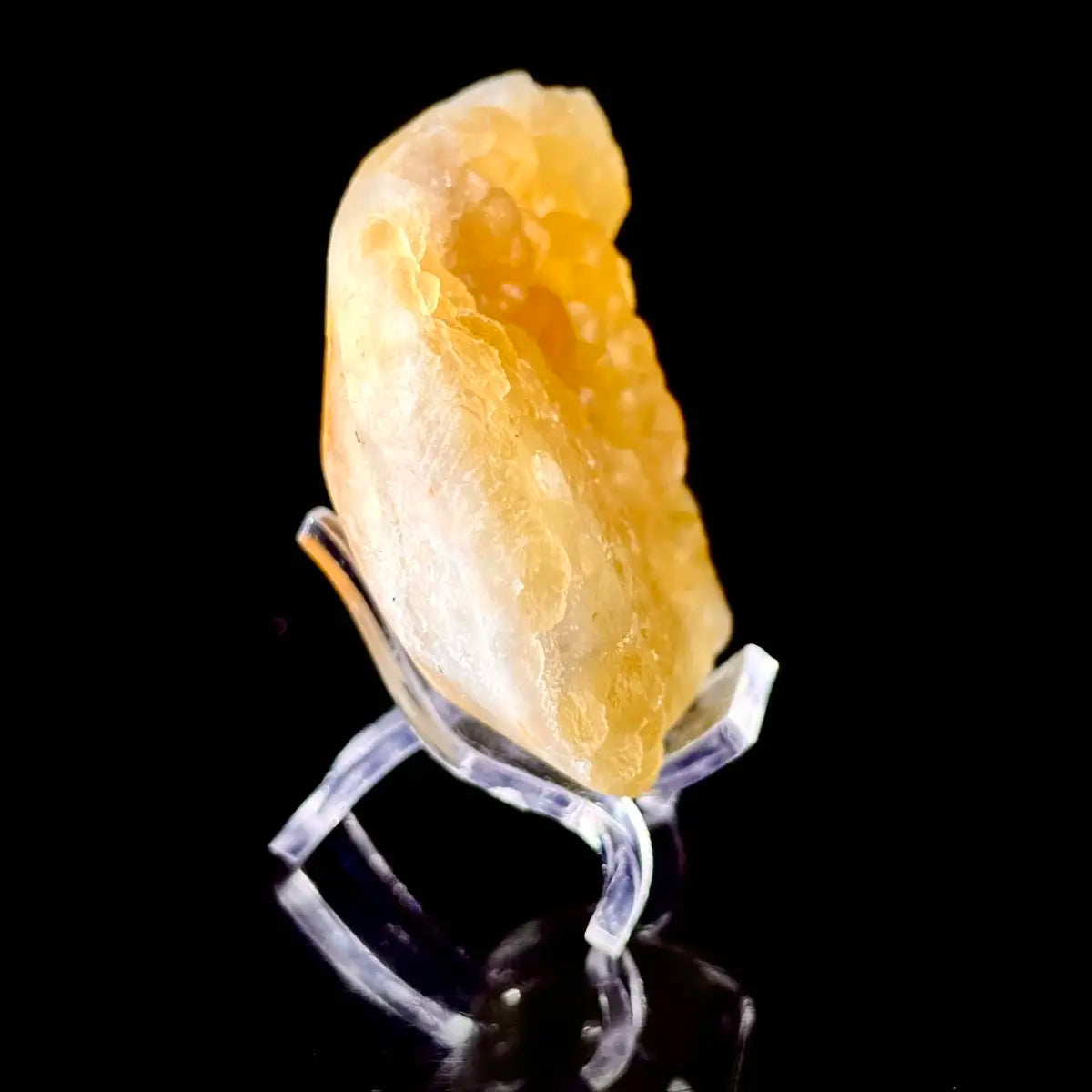 Henan Yellow Fluorite  | Natural Golden Fluorite Mineral Specimen | 90 g | 6.5*5*2 cm