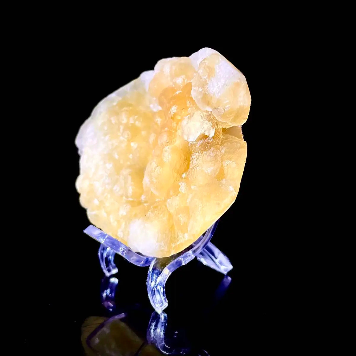 Henan Yellow Fluorite  | Natural Golden Fluorite Mineral Specimen | 90 g | 6.5*5*2 cm