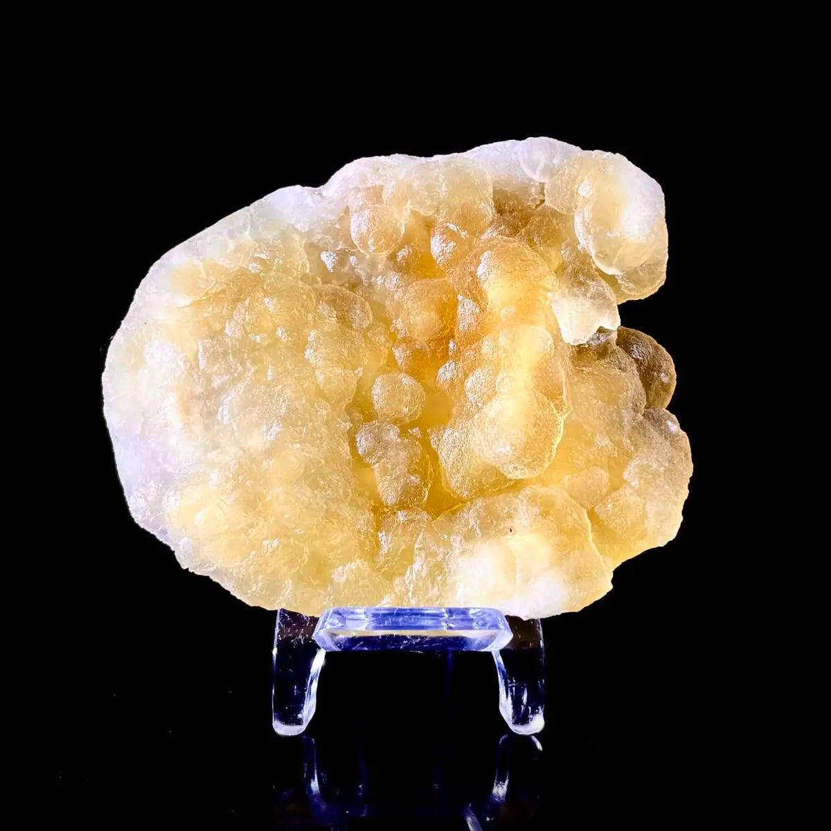 Henan Yellow Fluorite  | Natural Golden Fluorite Mineral Specimen | 90 g | 6.5*5*2 cm