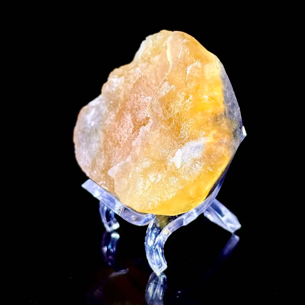 Henan Yellow Fluorite  | Natural Golden Fluorite Mineral Specimen | 76 g | 5.5*4*2 cm