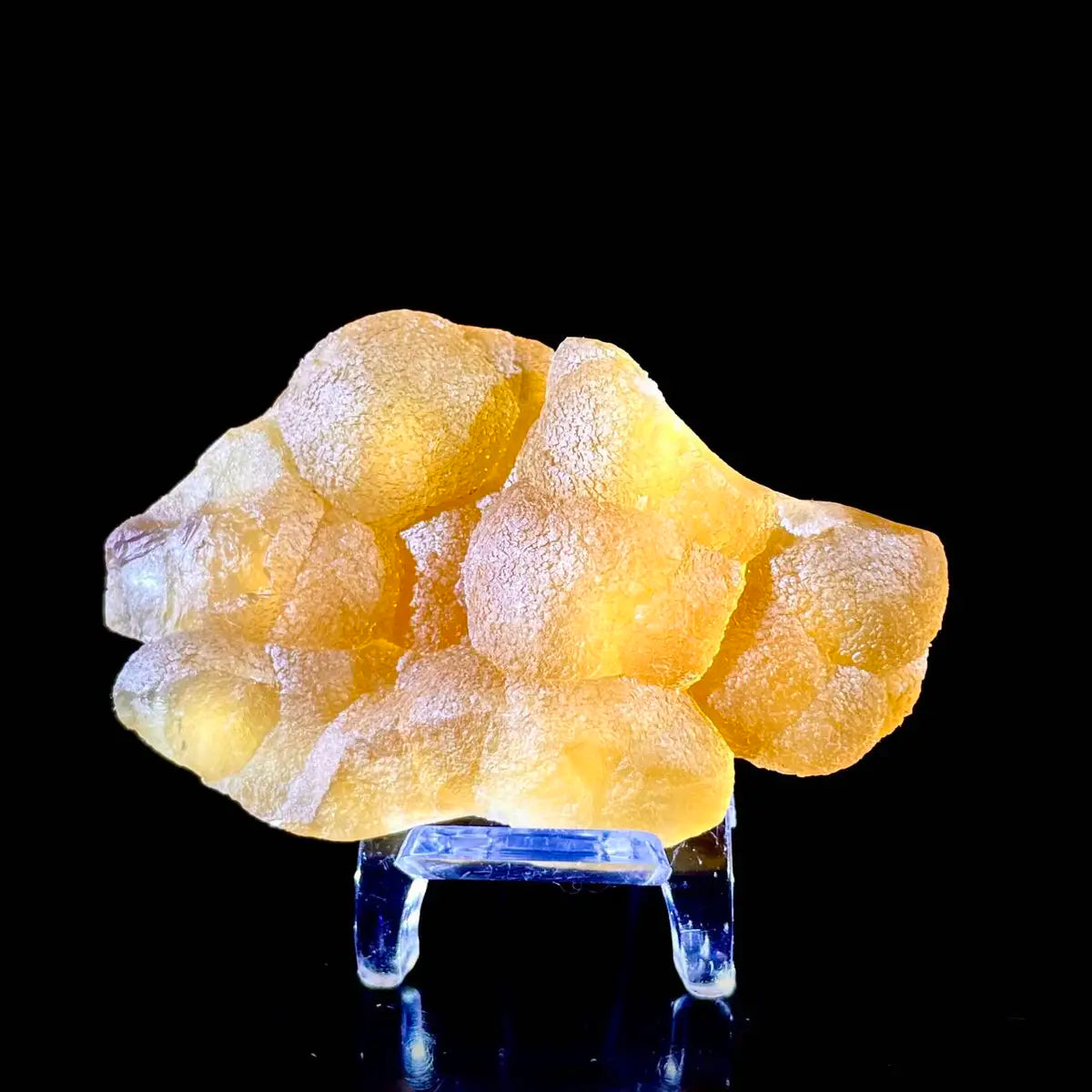 Henan Yellow Fluorite  | Natural Golden Fluorite Mineral Specimen | 74 g | 6.5*4*2 cm