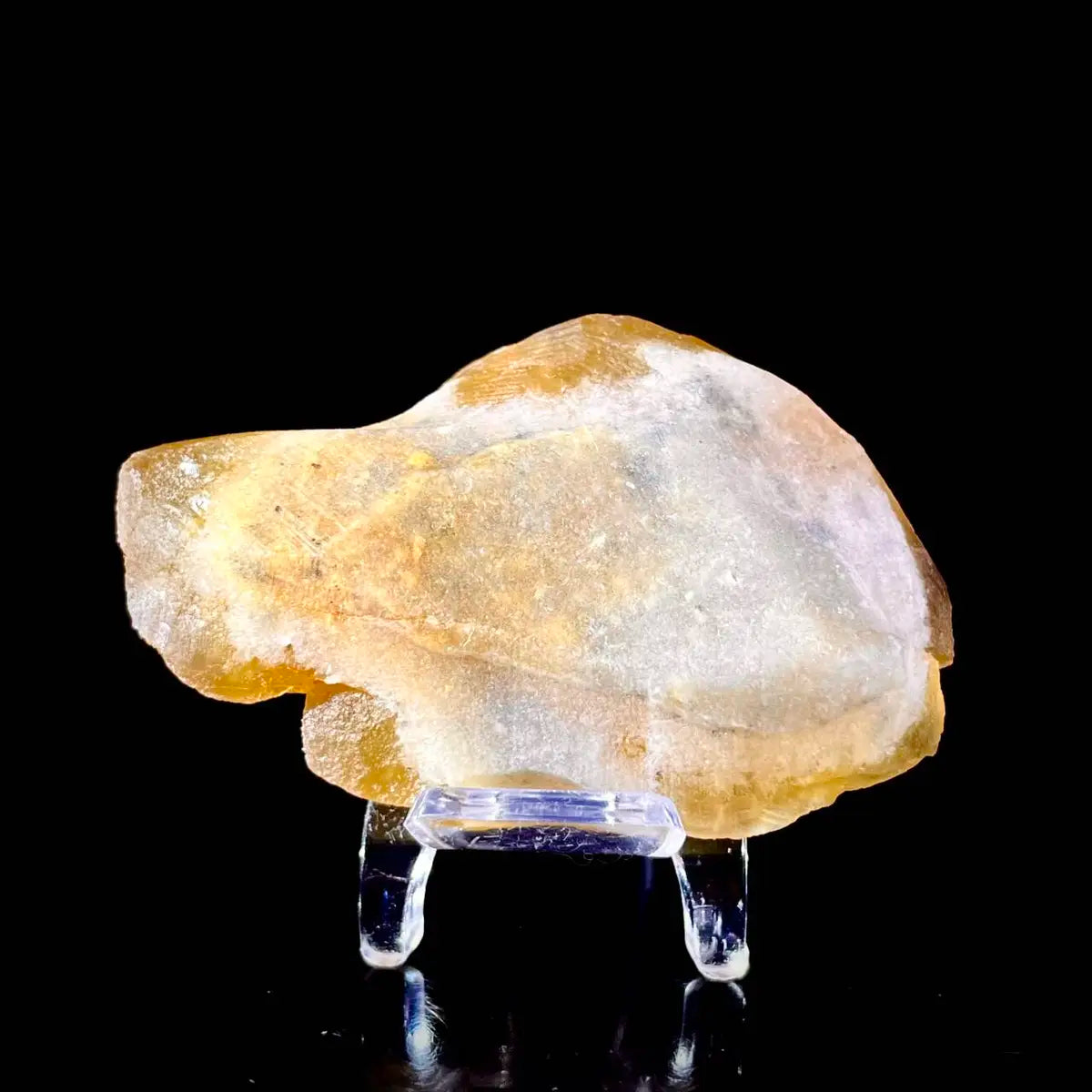 Henan Yellow Fluorite  | Natural Golden Fluorite Mineral Specimen | 75 g | 6*4.5*3 cm