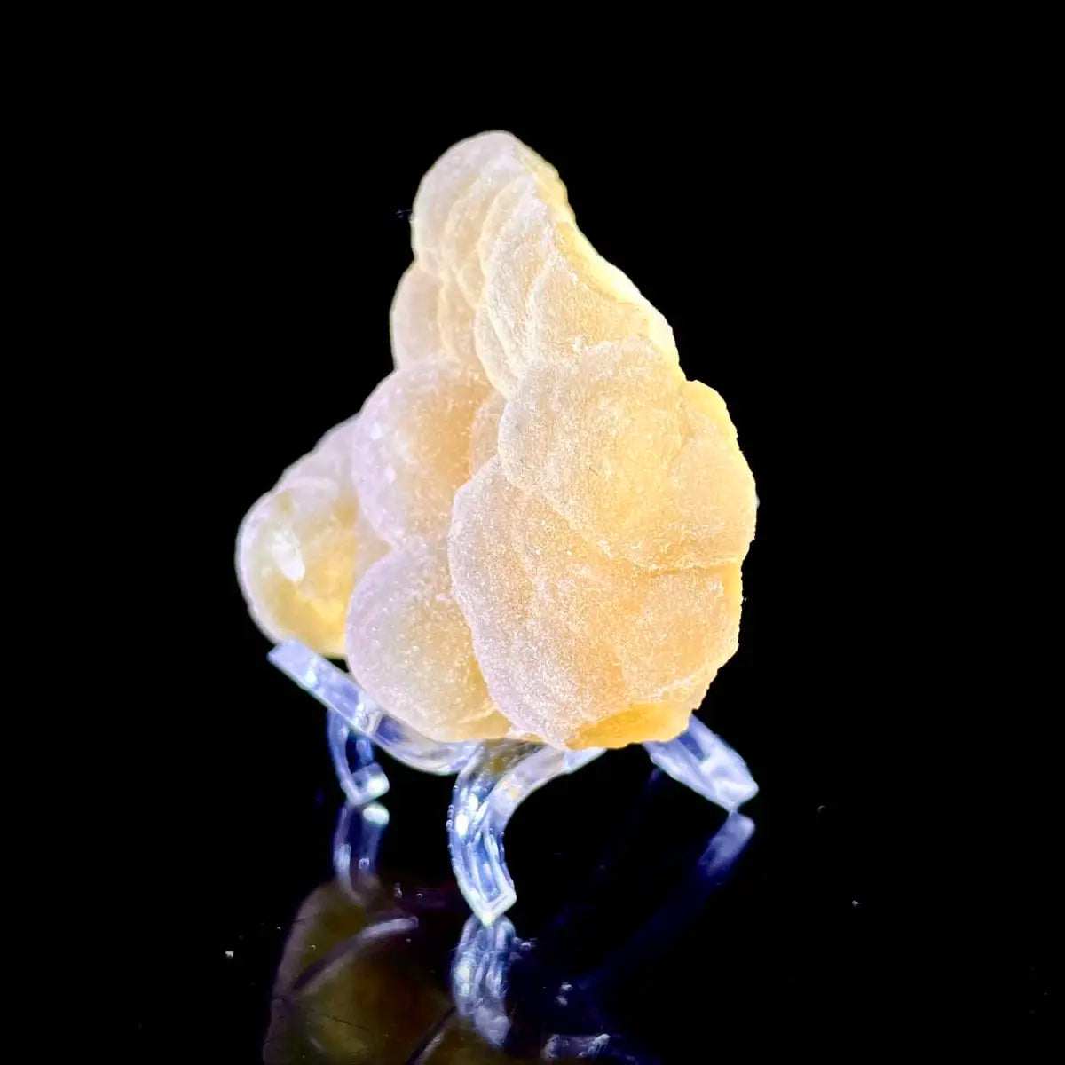 Henan Yellow Fluorite  | Natural Golden Fluorite Mineral Specimen | 85 g | 6.5*4.5*2.5 cm