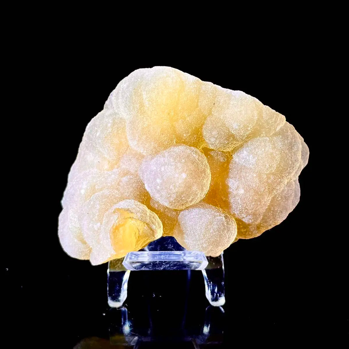 Henan Yellow Fluorite  | Natural Golden Fluorite Mineral Specimen | 85 g | 6.5*4.5*2.5 cm